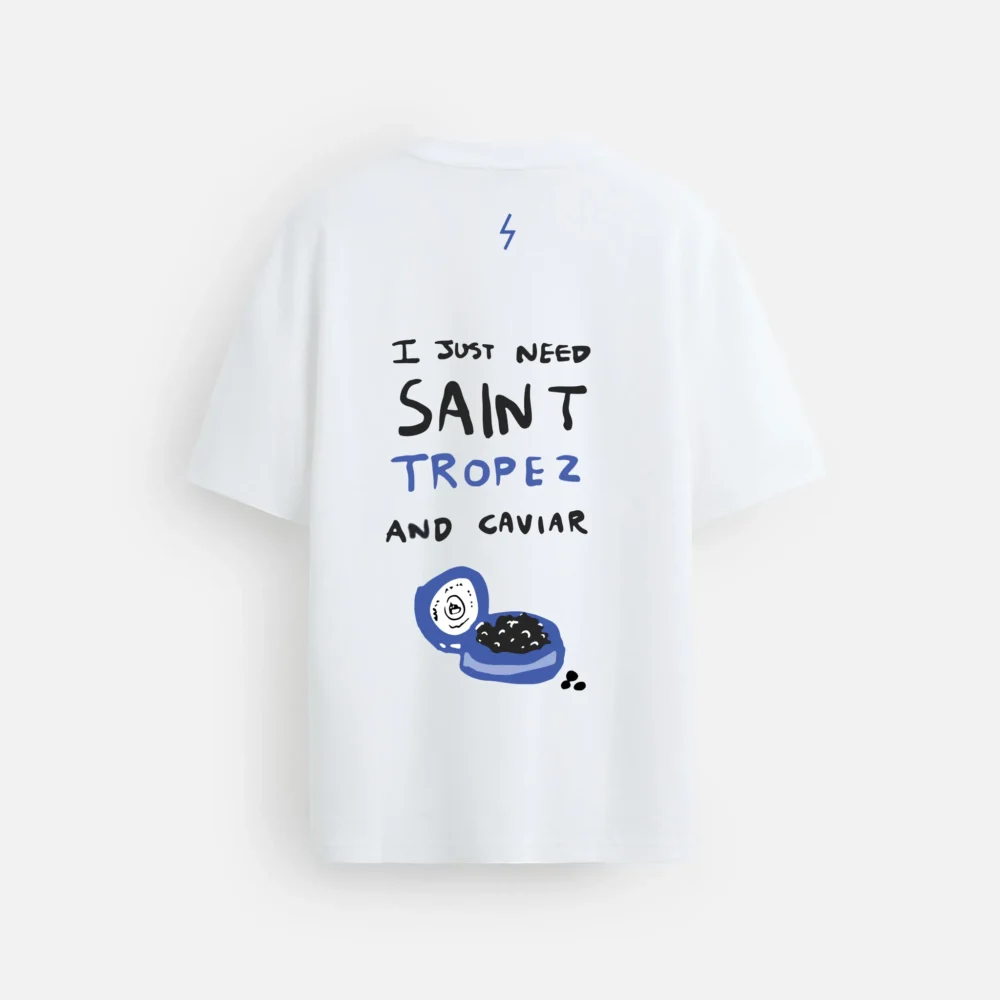 Saint Tropez & Caviar Tee.